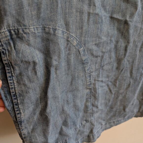 SplendId Collection Women's Wren Indigo Mini Dress Sleeveless Blue Size L - Picture 8 of 8